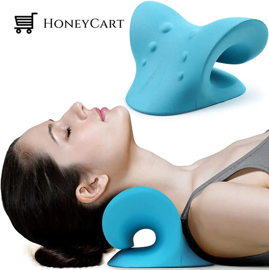 Neck And Shoulder Relaxer Chiropractic Pillow Stretcher