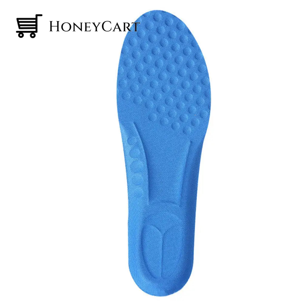 New Memory Foam Insoles For Shoes Blue / 35