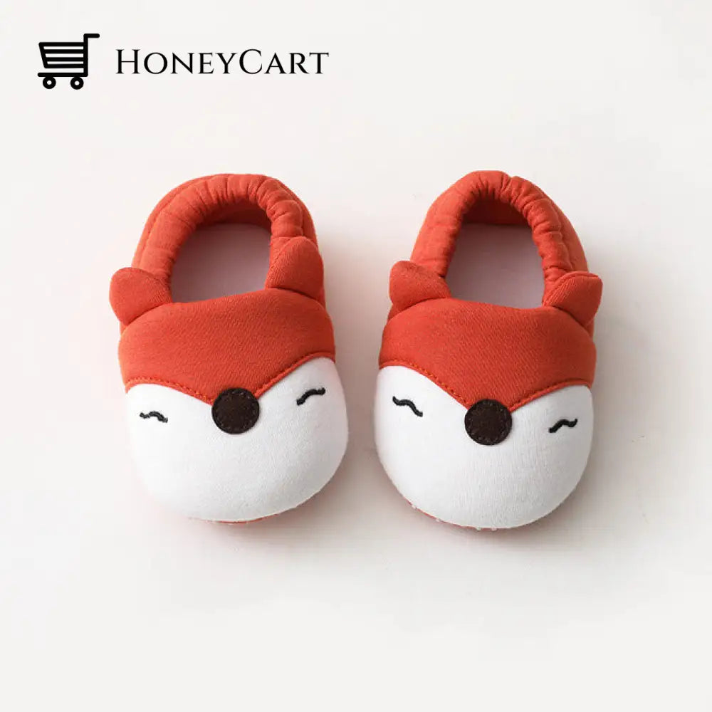 Newborn Baby Shoes Soft Sole Non Skid Red / 0-6 Months