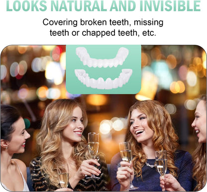 Teeth veneers Instant Cosmetic Veneers (Upper & Lower)