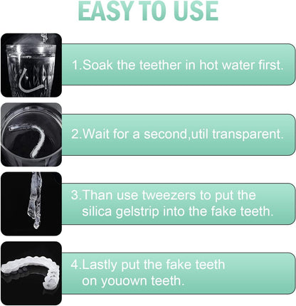 Teeth veneers Instant Cosmetic Veneers (Upper & Lower)