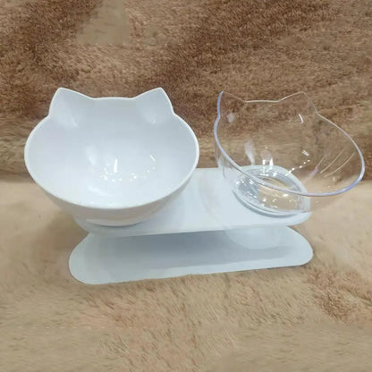 Non-Slip Dual Cat & Dog Feeding Bowls