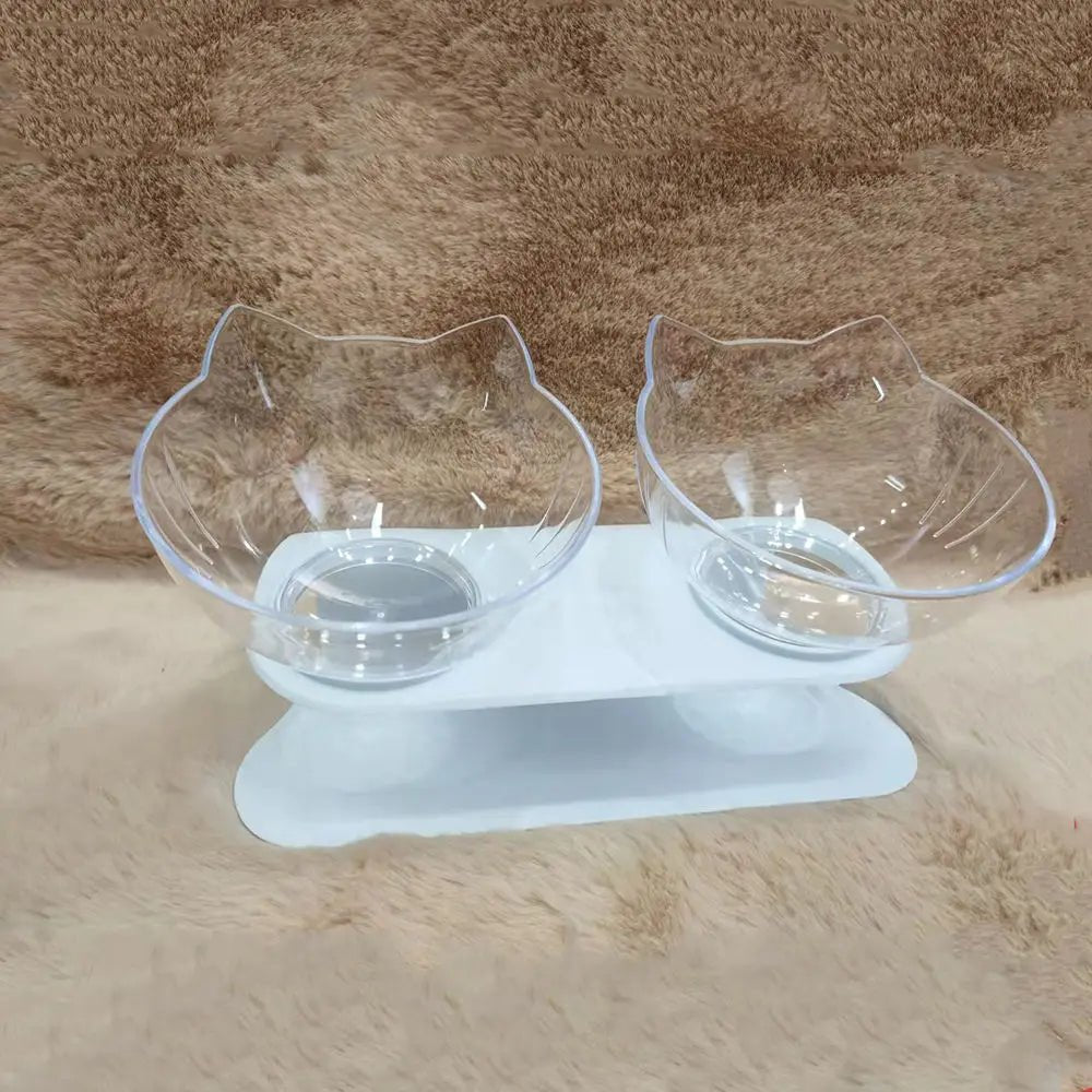 Non-Slip Dual Cat & Dog Feeding Bowls