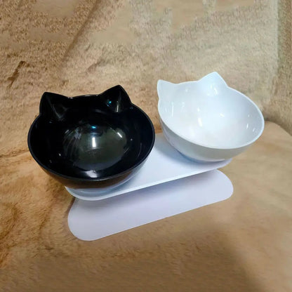 Non-Slip Dual Cat & Dog Feeding Bowls