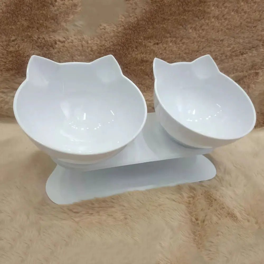 Non-Slip Dual Cat & Dog Feeding Bowls