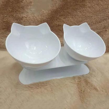 Non-Slip Dual Cat & Dog Feeding Bowls