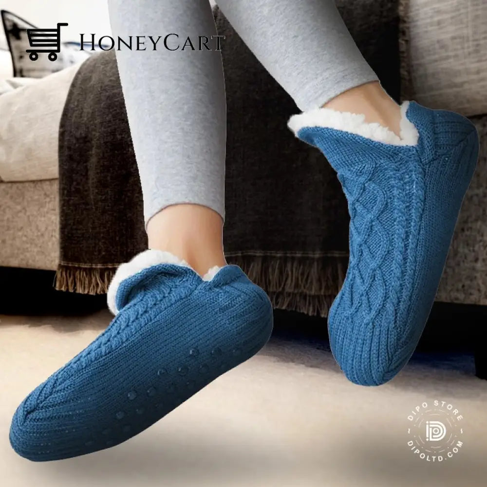 Non-Slip Winter Woolen Socks Hot Sale Blue / 35-39(24Cm) Gift Ideas