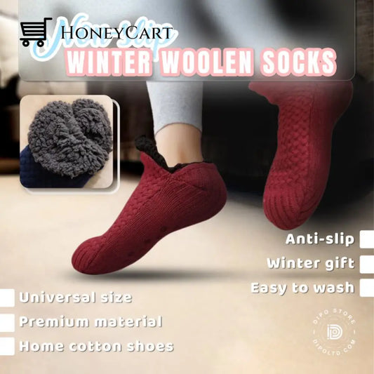 Non-Slip Winter Woolen Socks Hot Sale Gift Ideas