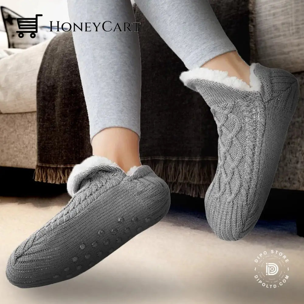 Non-Slip Winter Woolen Socks Hot Sale Gray / 35-39(24Cm) Gift Ideas