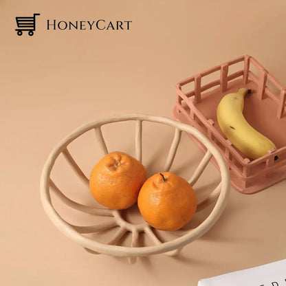 Nordic Creative Resin Hollow Fruit Trays Bowls