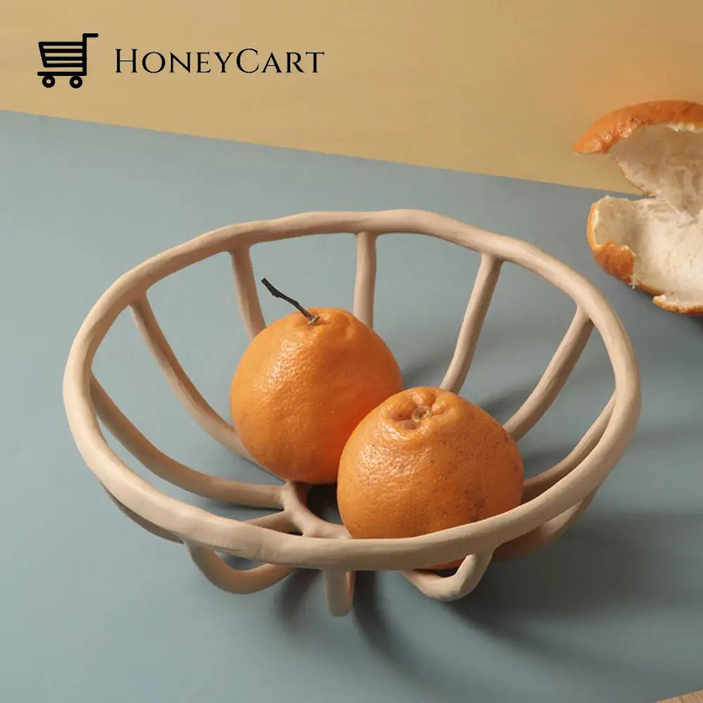 Nordic Creative Resin Hollow Fruit Trays Bowls