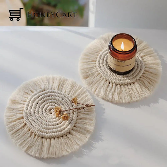 Nordic Macrame Cup Cloth Coaster Coasters