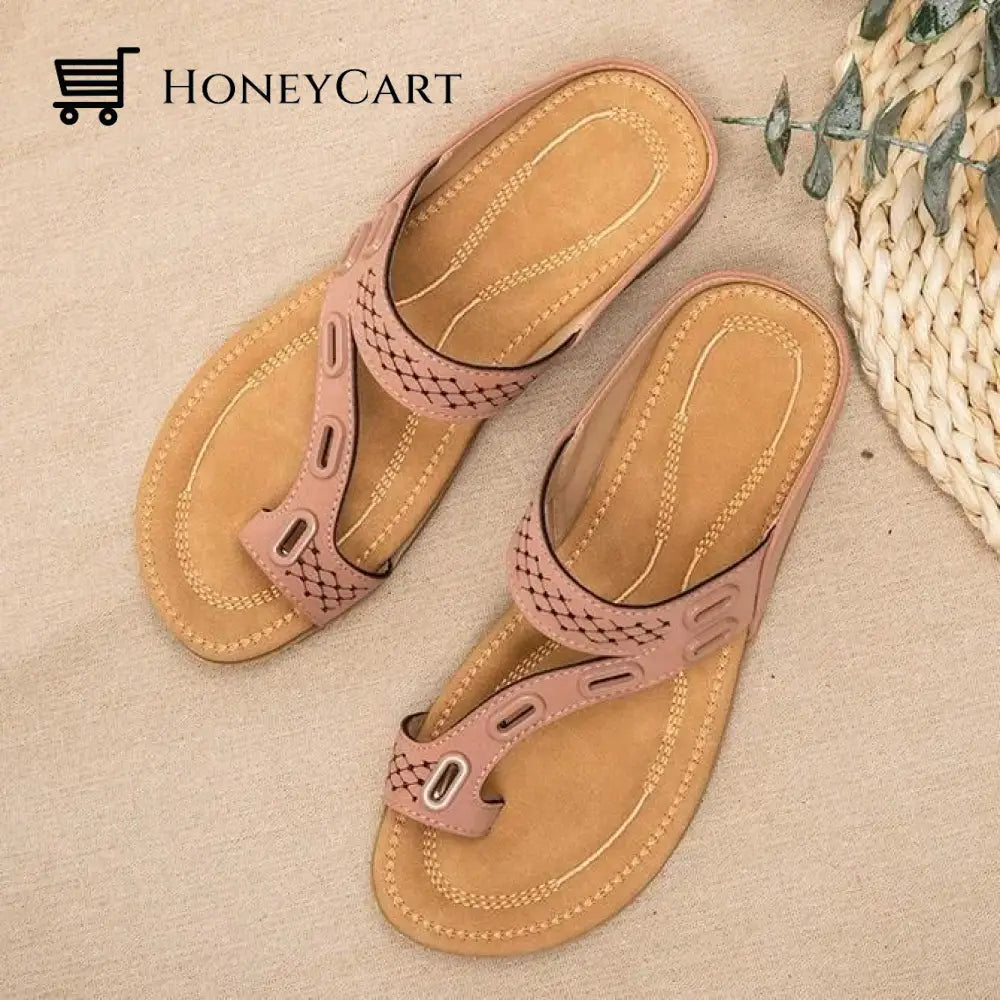 Ocw Woman Orthopedic 3 Arches-Support Comfy Premium Summer Slippers Pink / 5.5 Shoes & Sandals