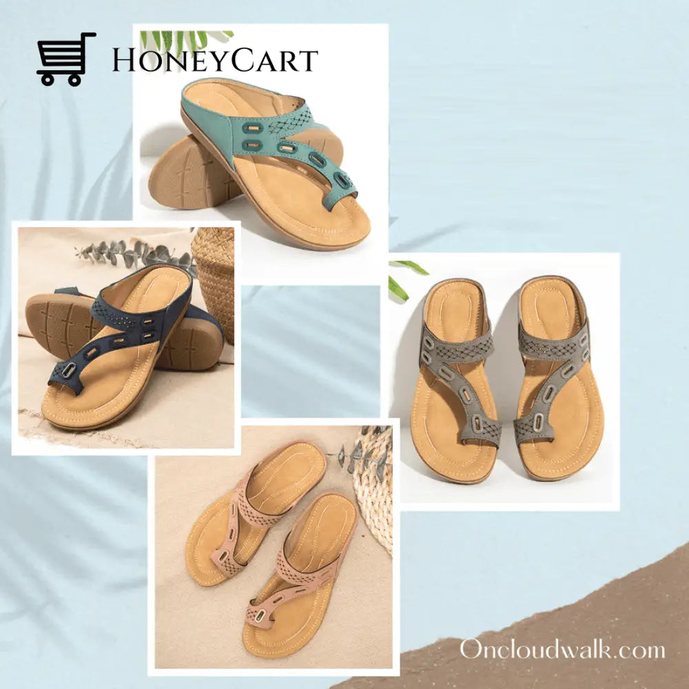 Ocw Woman Orthopedic 3 Arches-Support Comfy Premium Summer Slippers Shoes & Sandals