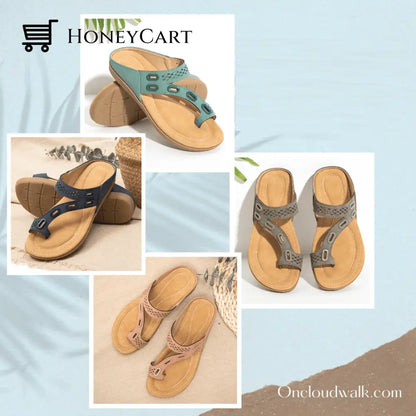 Ocw Woman Orthopedic 3 Arches-Support Comfy Premium Summer Slippers Shoes & Sandals