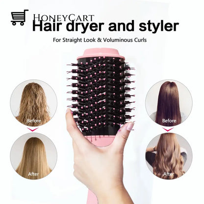 One Step Hair Brush Negative Ionic Blow Dryer