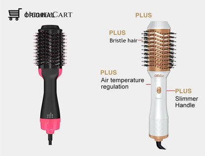 One Step Hair Brush Negative Ionic Blow Dryer