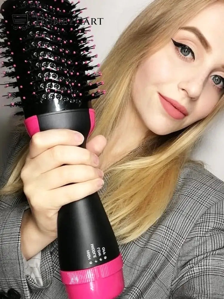 One Step Hair Brush Negative Ionic Blow Dryer