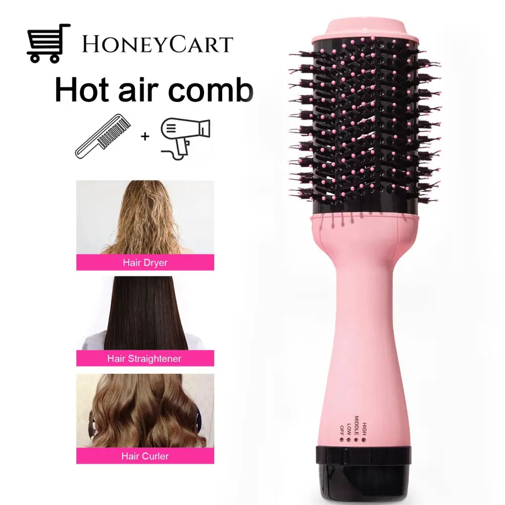 One Step Hair Brush Negative Ionic Blow Dryer