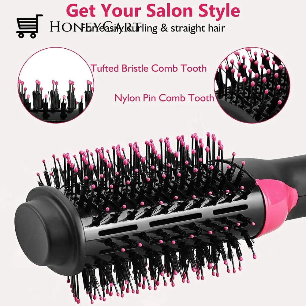 One Step Hair Brush Negative Ionic Blow Dryer