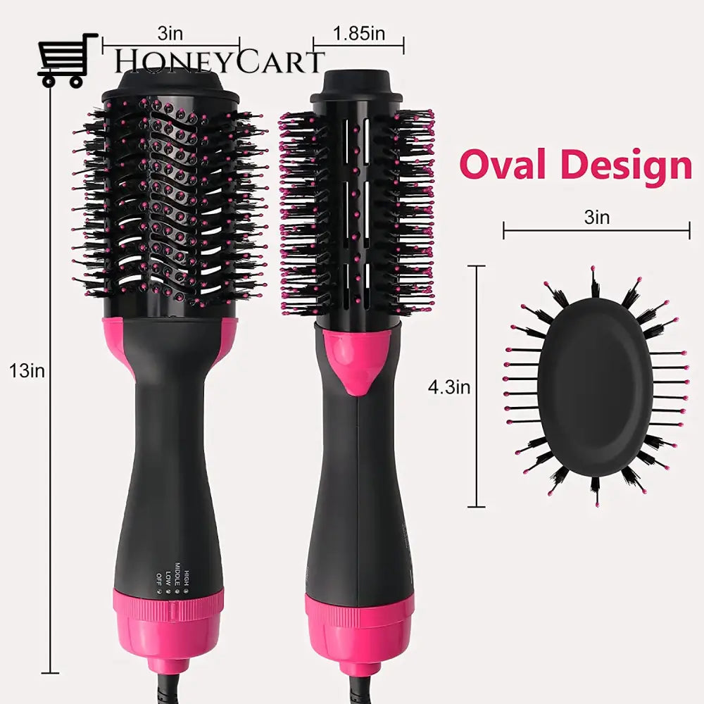 One Step Hair Brush Negative Ionic Blow Dryer