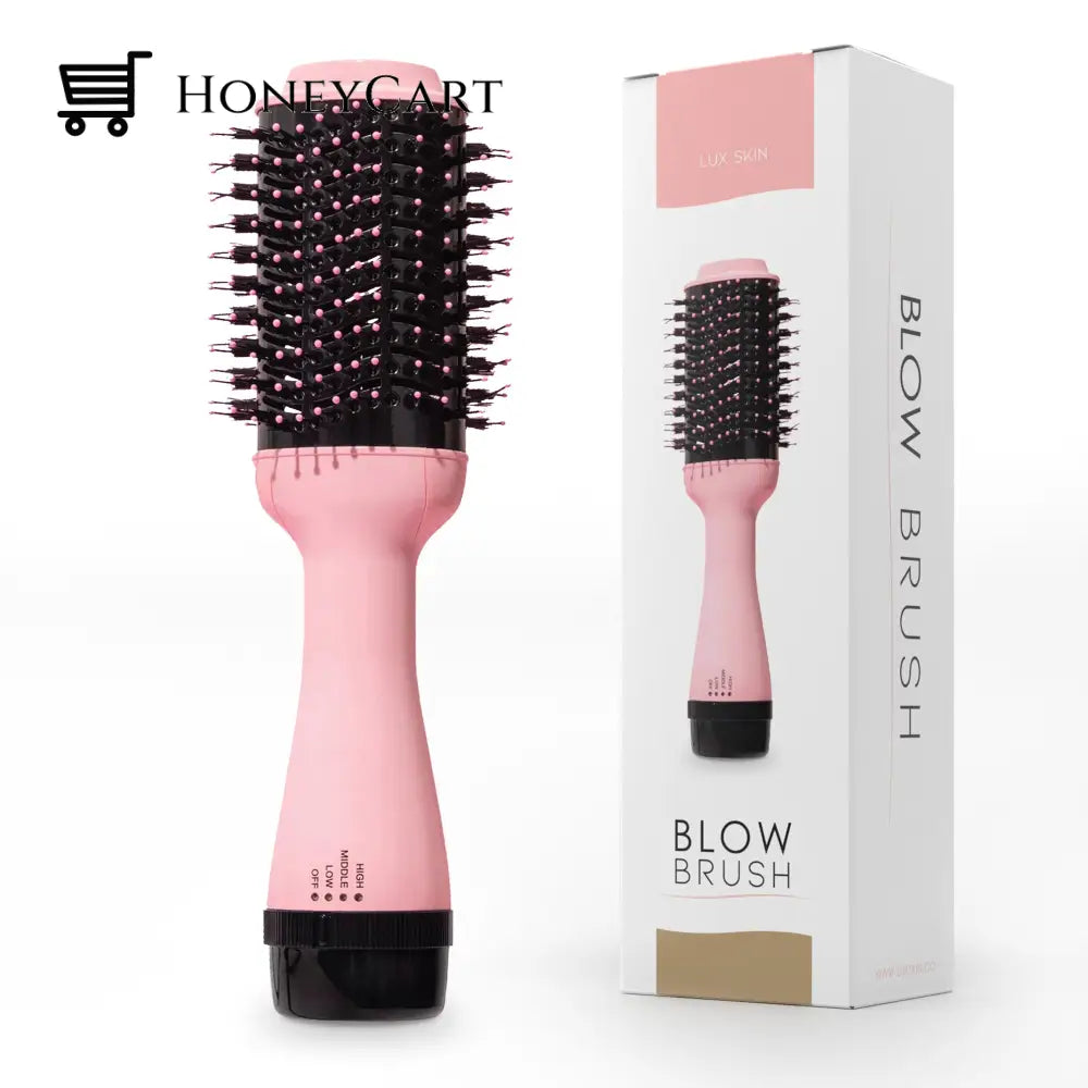 One Step Hair Brush Negative Ionic Blow Dryer Pink / Us