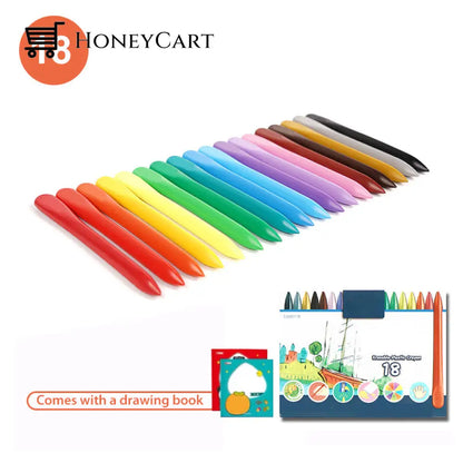 Organic Paint Drawing Set For Kids (With 2 Drawing Books )