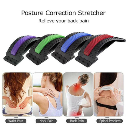 Multi-Level Orthopedic Back Stretcher for Back Pain Relief, Back Cracker, Posture Support