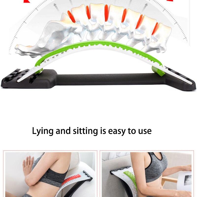 Multi-Level Orthopedic Back Stretcher for Back Pain Relief, Back Cracker, Posture Support