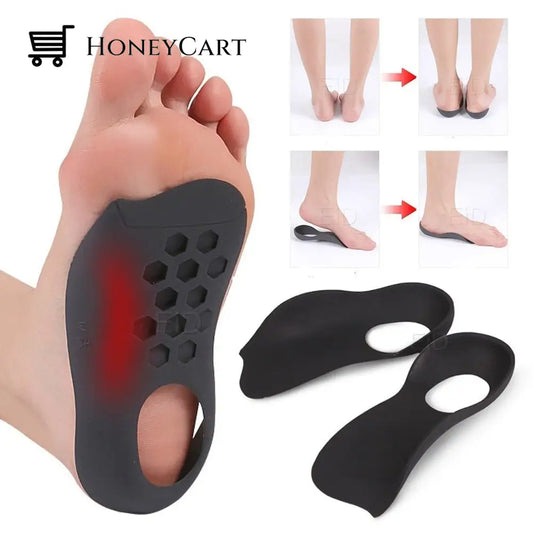 Orthopedic Insoles - Foot Health Sole Pad For Shoes Insert Arch Support Plantar Fasciitis Personal