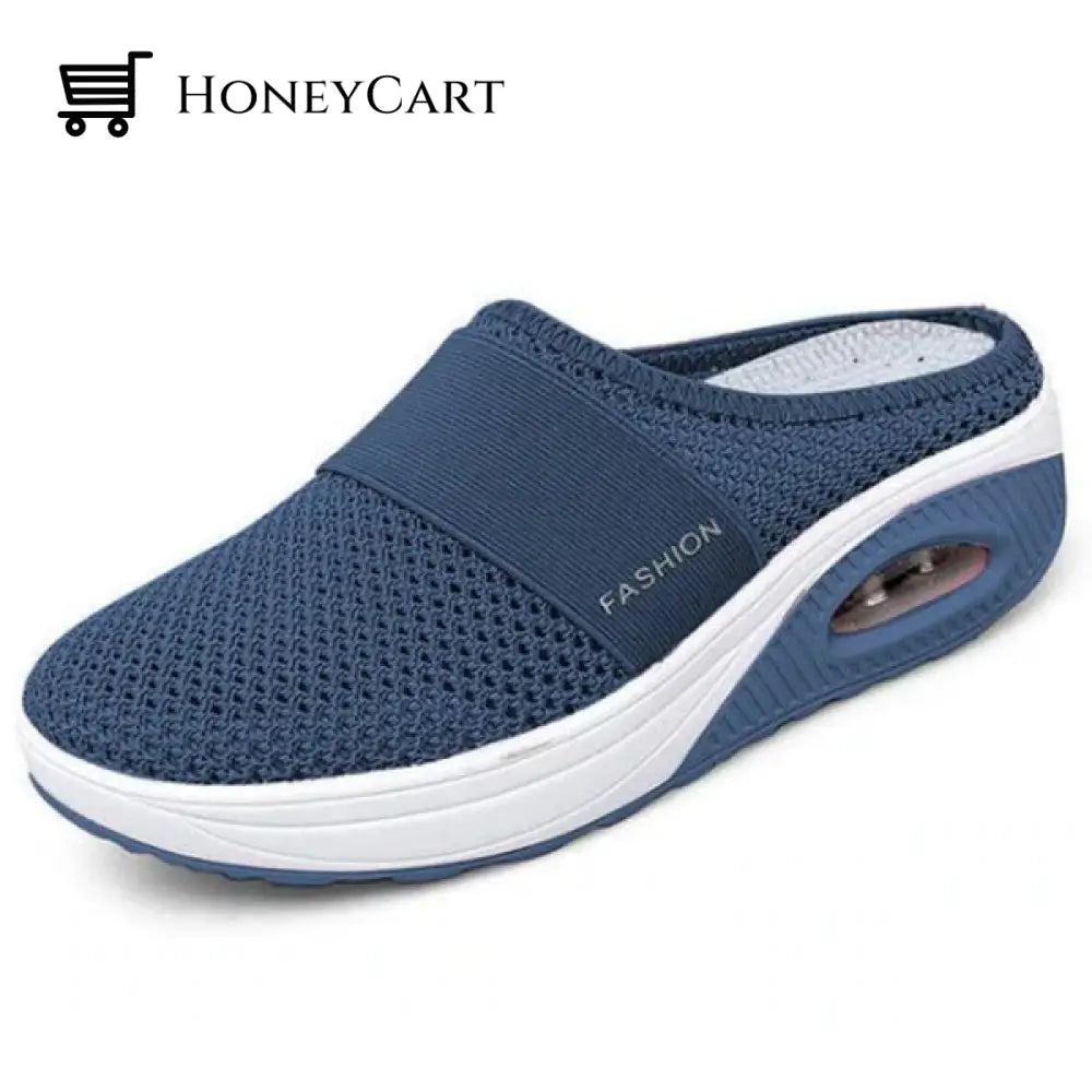 Orthopedic Walking Shoes For Women- Breathable Lightweight Air Cushion Slip-On Slippers