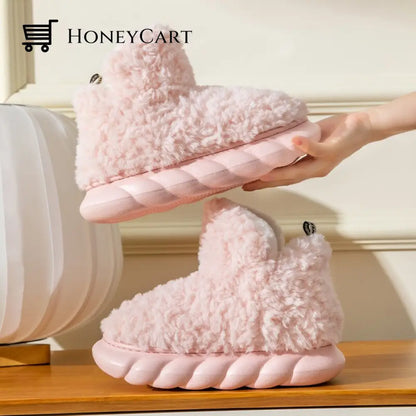 Our Lovely Fleece Booties Pink / Us 4.5-5.5 Eu 36-37