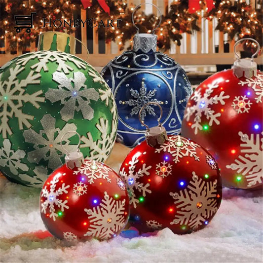 Outdoor Christmas Pvc Inflatable Decorated Ball