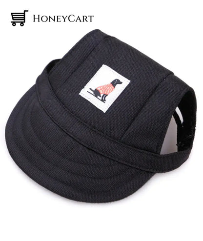Outdoor Dog Hat Black / S