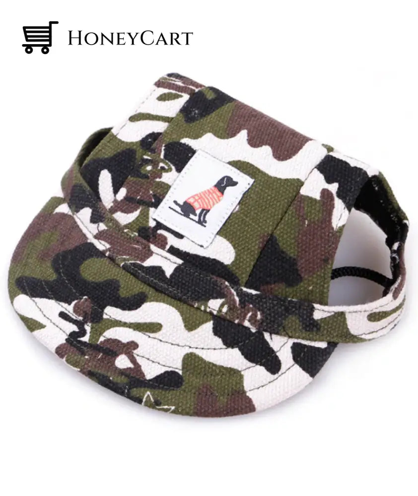 Outdoor Dog Hat Camouflage / S