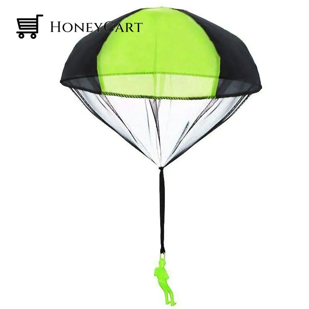 Outdoor Sports Children Throw Parachute Toys Green / 1Pc Cj