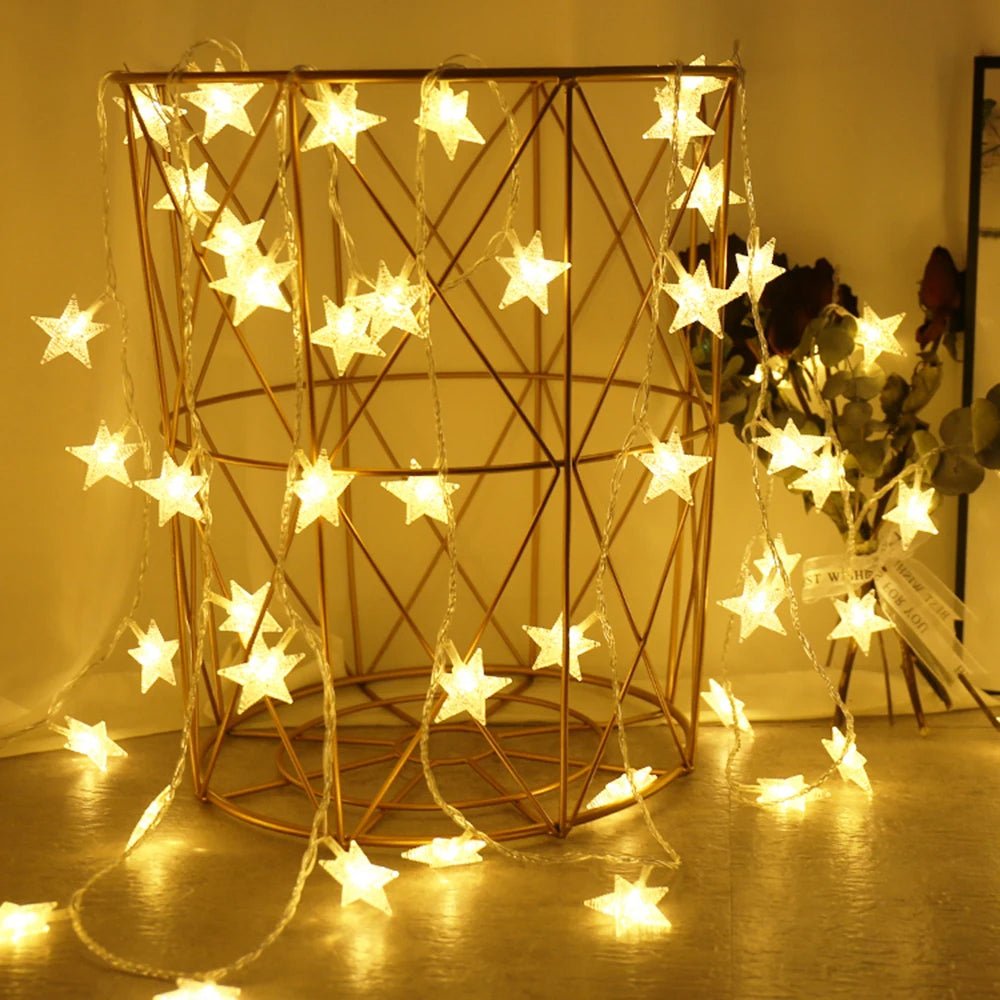 Outdoor Star LED String Lights – Enchanting Garland Lights for Weddings, Parties, & Christmas