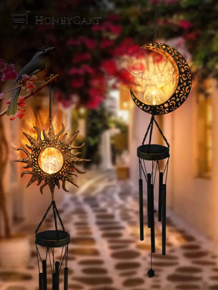 Outdoor Wind Chimes Solar Lights