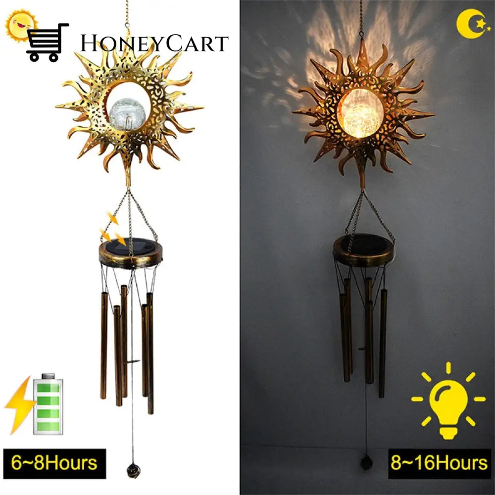 Outdoor Wind Chimes Solar Lights