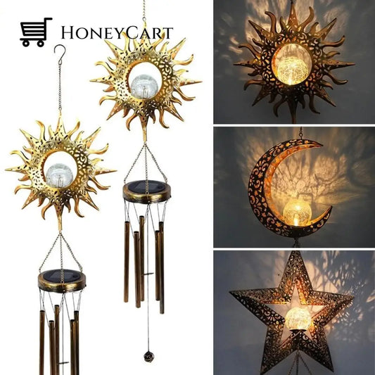 Outdoor Wind Chimes Solar Lights