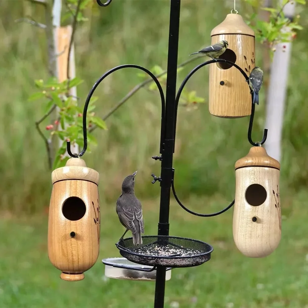 Wooden Hummingbird House - Gift for Natural Lovers