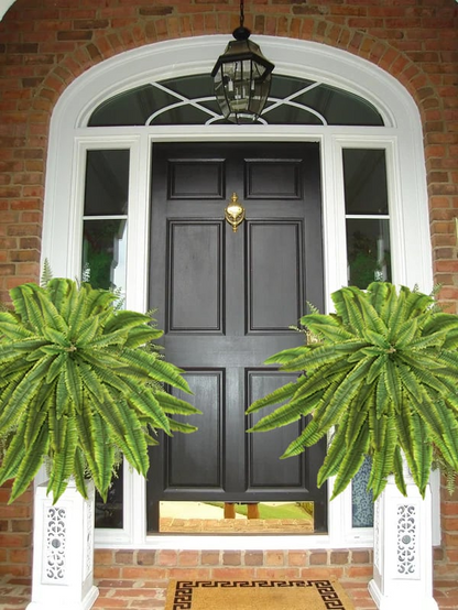 UV Resistant Lifelike Artificial Boston Fern For Outdoors