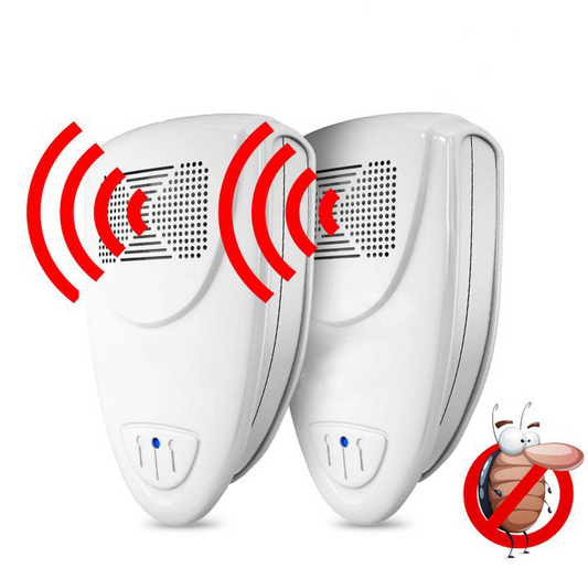Ultrasonic Cockroach Repeller – PACK of 2 – Get Rid Of Roaches In 48 Hours