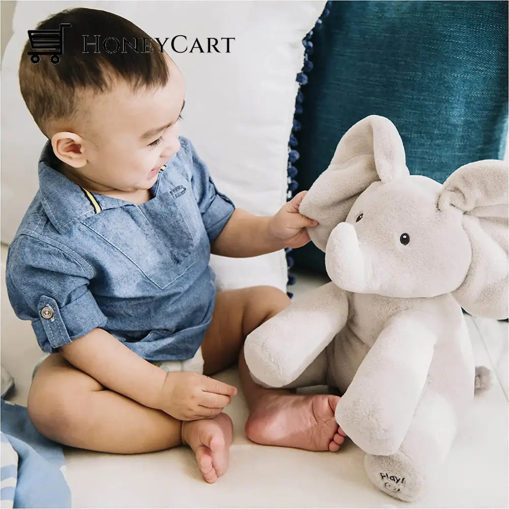 Peek A Boo Elephant Plush Toy Toys