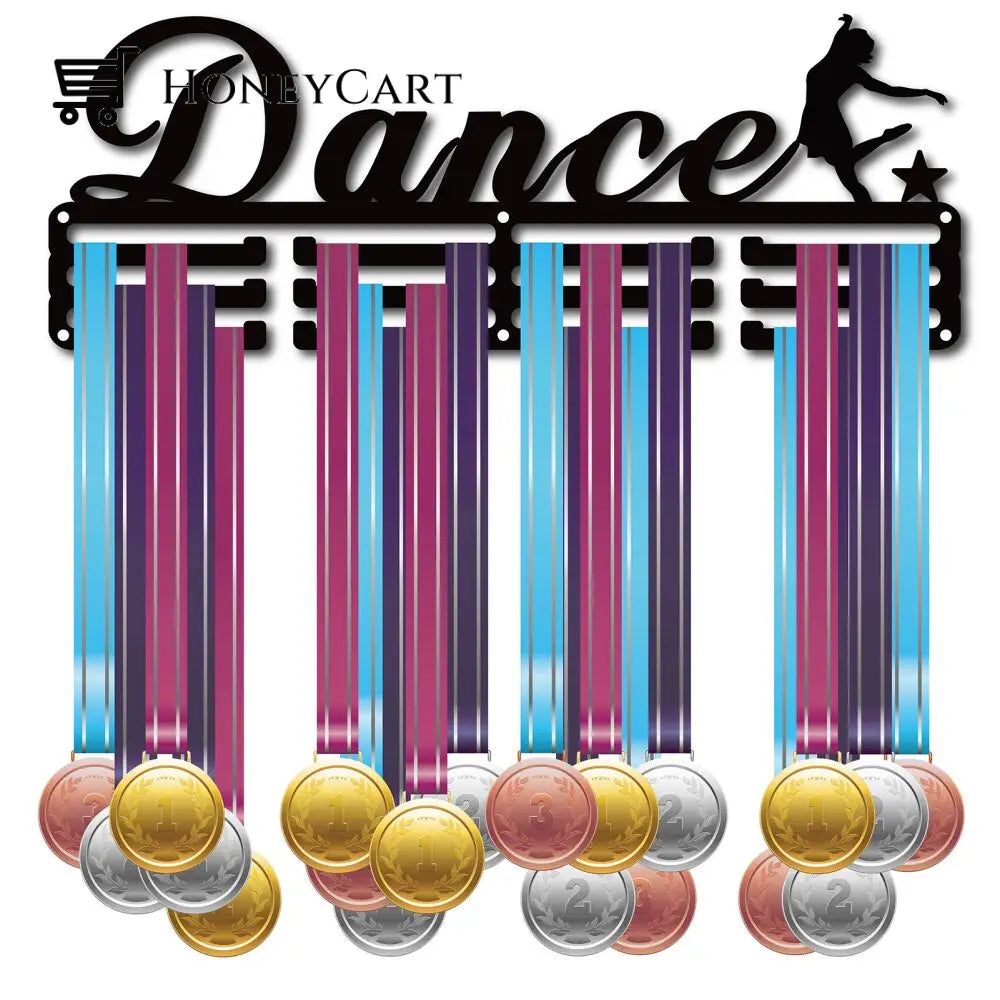 Personalized Multi Support Medal Display Hanger Dancer