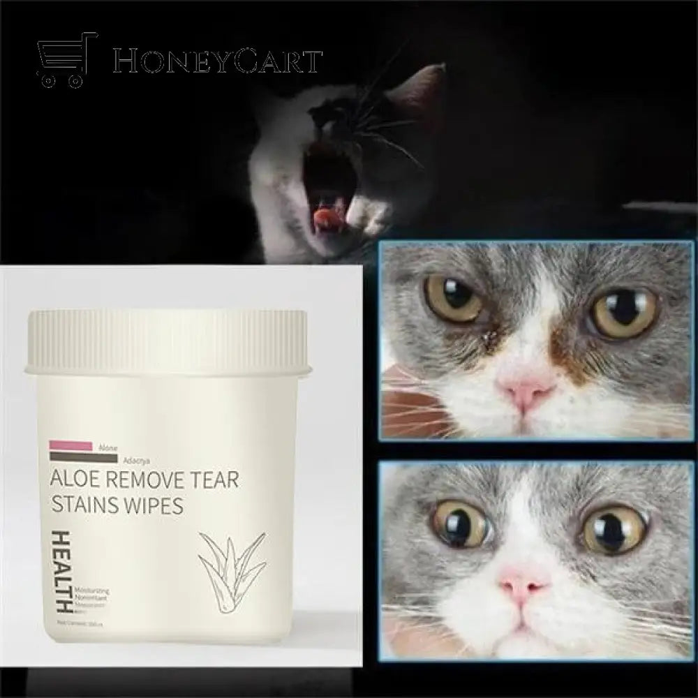 Pet Tear Stain Wipes Buy 2 Get 1 Free