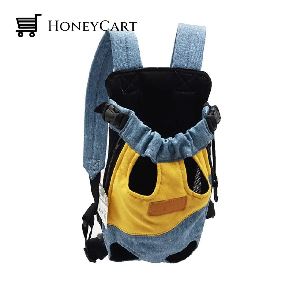 Pet Travel Leg-Out Backpack Blue / S