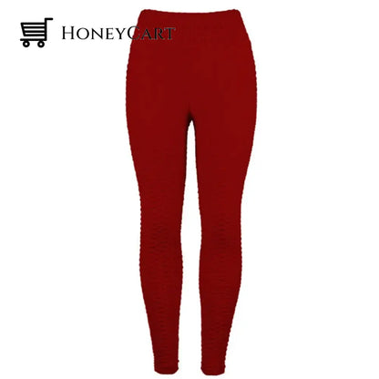 Pineapple Skinny Bubble Pants Red / Xs Tool