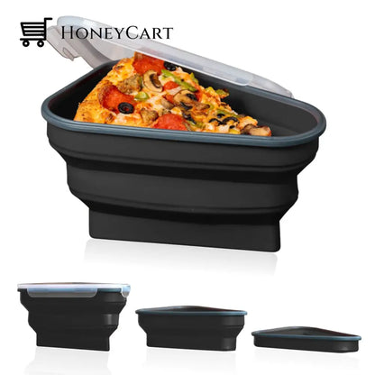 Pizza Pack | Collapsible Container Black Storage