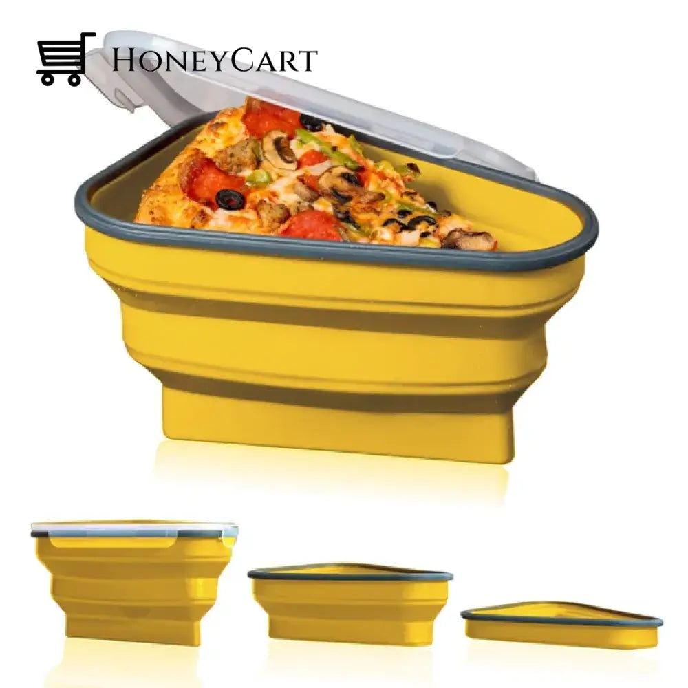 Pizza Pack Collapsible Container For Yellow Tool
